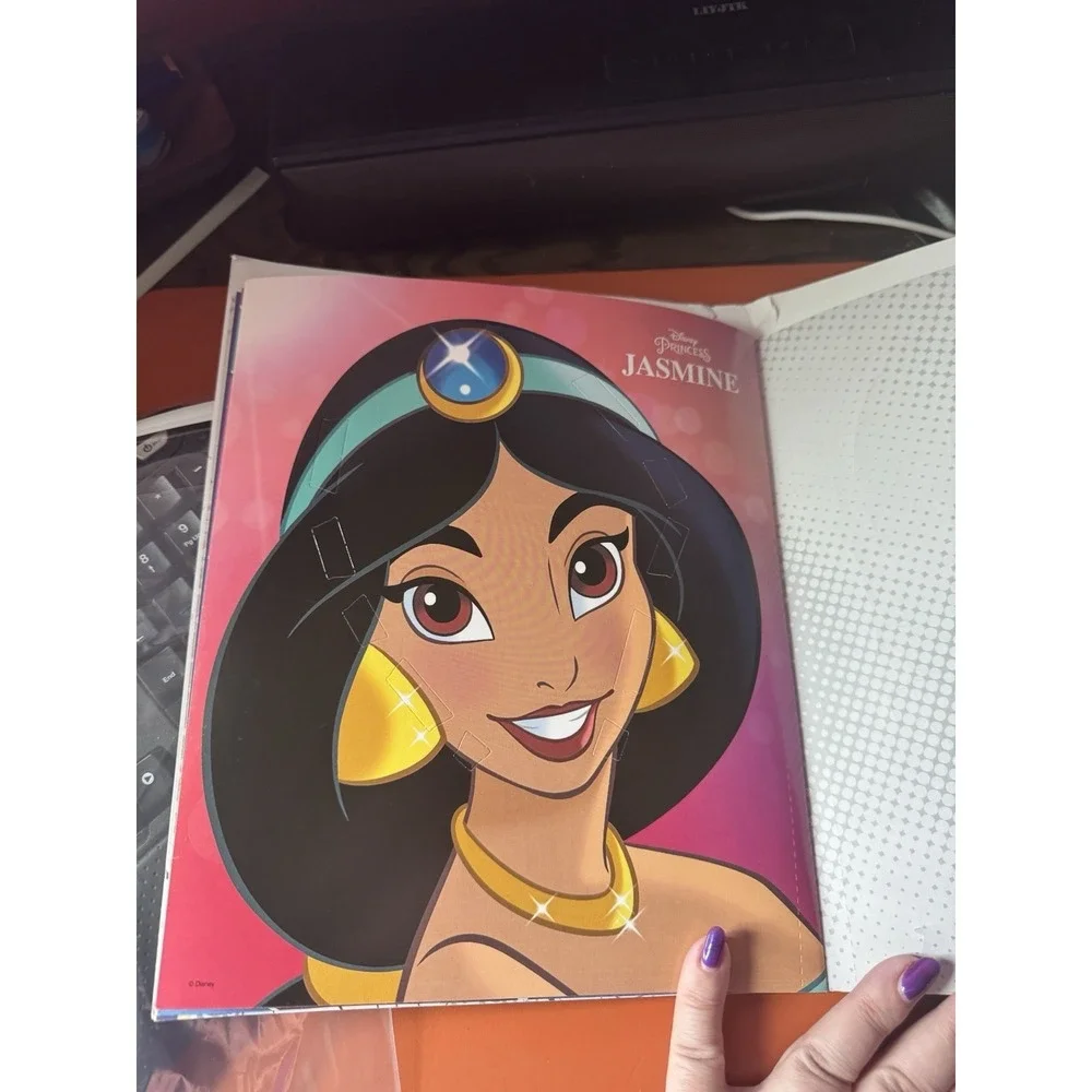 Disney Princess 3D Poster Craft Kit Kids Bedroom Wall Art Activity Set Belle